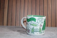 Image 4 of Starbucks Portland Oregon Been There Series Mug 14 oz City Roses EUC