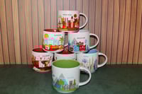 Image 1 of Starbucks BANFF “You Are Here" Collection YAH 14oz Coffee Mug EUC