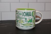 Image 1 of Starbucks Iowa Been There Series Coffee Mug 14 oz Collector EUC No Box