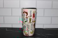 Image 3 of Starbucks DALLAS Traveler 12 oz Double Wall Ceramic Tumbler