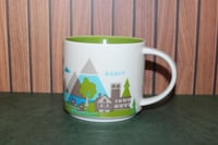 Image 2 of Starbucks BANFF “You Are Here" Collection YAH 14oz Coffee Mug EUC