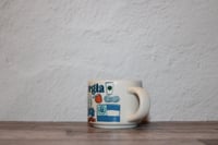 Image 2 of Starbucks Georgia 2oz Mini Mug Ornament Rare EUC NOT FULL Size!