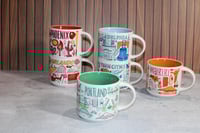 Image 8 of Starbucks Portland Oregon Been There Series Mug 14 oz City Roses EUC