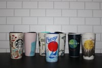 Image 7 of Starbucks CHICAGO 12 Oz Double Walled Ceramic Coffee Travel Tumbler