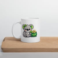 Image 3 of Pot of Gold Koala Mug Lucky St Patricks Coffee Cup