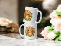 Image 2 of Kawaii Bear Rainbow Mug: St. Patrick's Day Coffee Cup