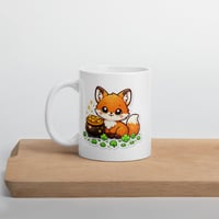 Image 3 of Pot of Gold Fox Mug Lucky St Patricks Coffee Cup