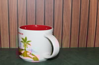 Image 2 of Rare Starbucks Bahrain You Are Here Mug 14oz Red Interior 2018 EUC