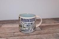 Image 1 of Starbucks Minnesota Been There Mug 14oz Ceramic State Coffee Cup Collector Souvenir Gift