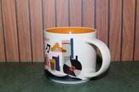 Image 2 of Starbucks Detroit Michigan You Are Here Collection 14oz Ceramic Coffee Mug EUC