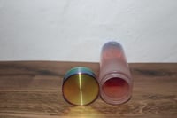 Image 4 of Starbucks Rainbow Iridescent Ombre Reusable Glass Water Bottle 18oz