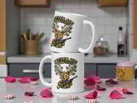 Image 2 of Better Aim Than Cupid Deer Valentine Mug Camo Hunting Coffee Cup Gift