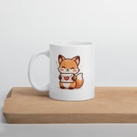 Image 4 of Love Letter Fox Valentine Mug Kawaii Coffee Cup Gift