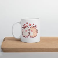 Image 4 of Kawaii Cat Couple Mug, Valentine's Day Gift