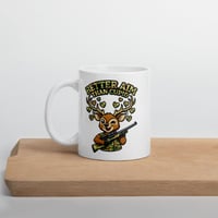 Image 4 of Better Aim Than Cupid Deer Valentine Mug Camo Hunting Coffee Cup Gift