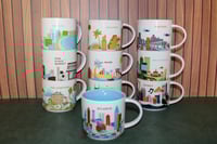 Image 7 of Starbucks Atlanta You Are Here Mug 14 oz Georgia City Cup 2017 EUC