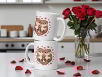 Image 2 of Kawaii Otter Couple Mug, Valentine's Day Gift