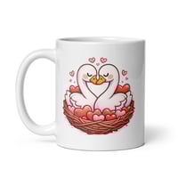 Image 2 of Goose Couple Mug, Love Nest Valentine's Day Gift