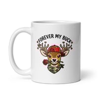 Image 3 of Forever My Buck Valentine Mug Deer Camo Hunting Coffee Cup