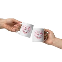 Image 3 of Goose Valentine Mug: Bowtie Goose Coffee Cup Gift