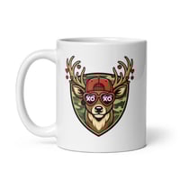 Image 3 of XO Deer Valentine Mug Camo Buck Coffee Cup Funny Hunting Gift