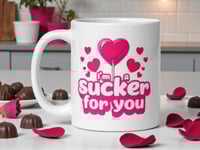Image 1 of Sucker For You Mug | Funny Valentine's Day Coffee Cup