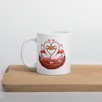 Image 4 of Goose Couple Mug, Love Nest Valentine's Day Gift