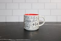 Image 1 of Starbucks Florida Been There Mug 2018 Holiday Gold 14oz Coffee Cup EUC