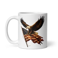 Image 2 of 250th Anniversary Eagle Mug | Patriotic USA Ceramic Coffee Cup