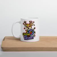 Image 4 of Caught My Heart Deer Valentine Mug Camo Hunting Coffee Cup