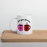 Image 5 of Love You Forever Coffee Mug | Couples Anniversary Gift