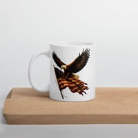 Image 5 of 250th Anniversary Eagle Mug | Patriotic USA Ceramic Coffee Cup