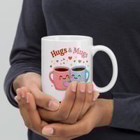 Image 3 of Hugs &amp; Mugs Coffee Mug, Valentine's Day Gift