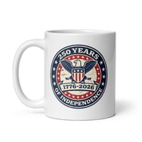 Image 2 of USA 250th Anniversary Coffee Mug | Heritage Seal, Patriotic Gift