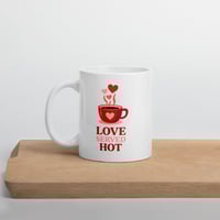 Image 5 of Love Served Hot Coffee Mug, Valentine's Day Gift