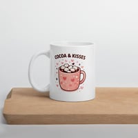 Image 2 of Cocoa &amp; Kisses Mug, Valentine's Day Gift