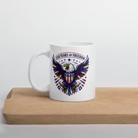 Image 5 of USA 250th Anniversary Mug | Bald Eagle Patriotic Coffee Mug | White Ceramic America Cup