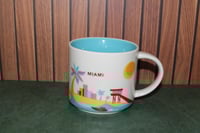 Image 1 of Starbucks Miami Mug, You Are Here Collection, 14oz