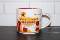 Image 1 of Starbucks Las Vegas Mug: You Are Here Series, Red Interior, 14oz
