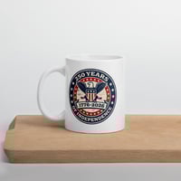Image 6 of USA 250th Anniversary Coffee Mug | Heritage Seal, Patriotic Gift