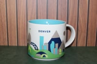 Image 1 of Starbucks Denver You Are Here YAH Coffee Mug 14 oz