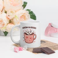 Image 6 of Cocoa &amp; Kisses Mug, Valentine's Day Gift