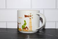 Image 2 of Starbucks Texas You Are Here YAH Coffee Mug 14 oz Ceramic EUC