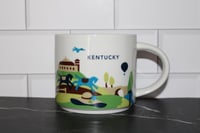 Image 1 of Starbucks Kentucky You Are Here YAH Coffee Mug 14 oz Ceramic EUC