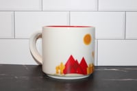 Image 4 of Starbucks Las Vegas Mug: You Are Here Series, Red Interior, 14oz