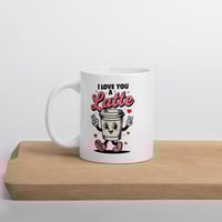 Image 6 of I Love You Latte Mug, Coffee Character, Valentine's Day Gift