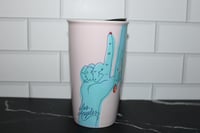 Image 1 of Starbucks Los Angeles Ceramic Mug 12oz LA Hands Design Rare Discontinued EUC
