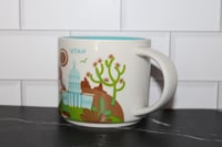 Image 2 of Starbucks Utah You Are Here Mug 14oz Coffee Cup State Map Desert Design EUC