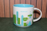 Image 1 of Starbucks Seattle Mug 14 oz You Are Here Collection City Series Coffee Cup