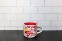 Image 1 of Starbucks Japan Been There Series Mug 14oz Coffee Cup Sakura Mt Fuji EUC